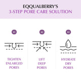 EQQUALBERRY Purple PDRN Pore Minimising Serum - Vegan Collagen & Peptides (1.01 fl oz/30ml)