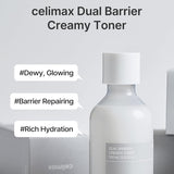 Celimax Dual Barrier Creamy Toner with Ceramides, Oil & Alcohol Free (5.07 fl oz/150ml)