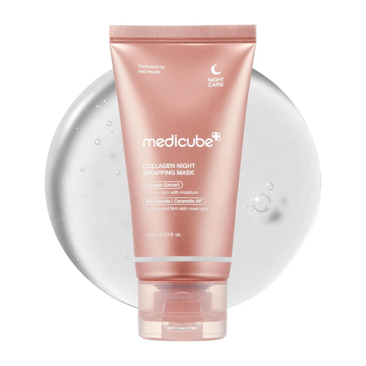 Medicube Collagen Overnight Wrapping Peel Off Facial Mask Pack (2.53 fl oz/75ml)
