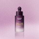 EQQUALBERRY Purple PDRN Pore Minimising Serum - Vegan Collagen & Peptides (1.01 fl oz/30ml)