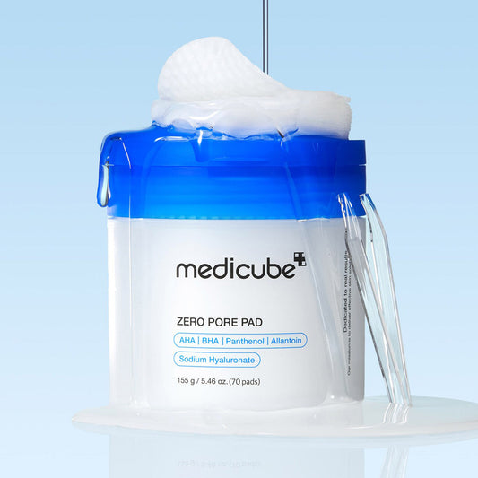 Medicube Zero Pore Pads 2.0, Dual-Textured Facial Toner Pads (5.46 oz/155g)