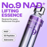 Numbuzin No.9 NAD+ BIO Lifting Serum | Advanced Age-Defying Recovery (1.69 fl oz/50ml)