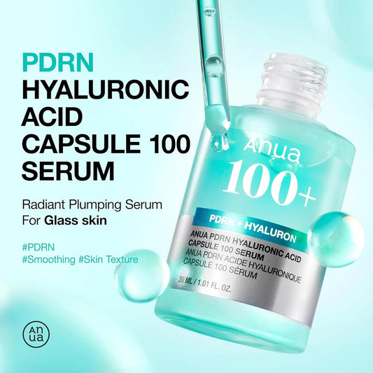 Anua PDRN Hyaluronic Acid Capsule 100 Serum (1.01 fl oz/30ml)