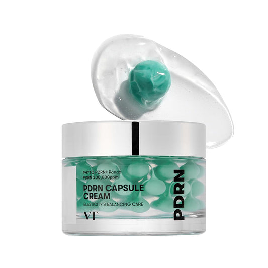 VT COSMETICS PDRN Capsule Cream 100, Hydrating Face Moisturizer with 100,000ppm PDRN (1.69 fl oz/50ml)