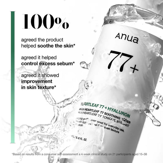 ANUA Heartleaf 77 Soothing Toner, Moisturizing & Calming Facial Toner (16.90 fl oz/500ml)