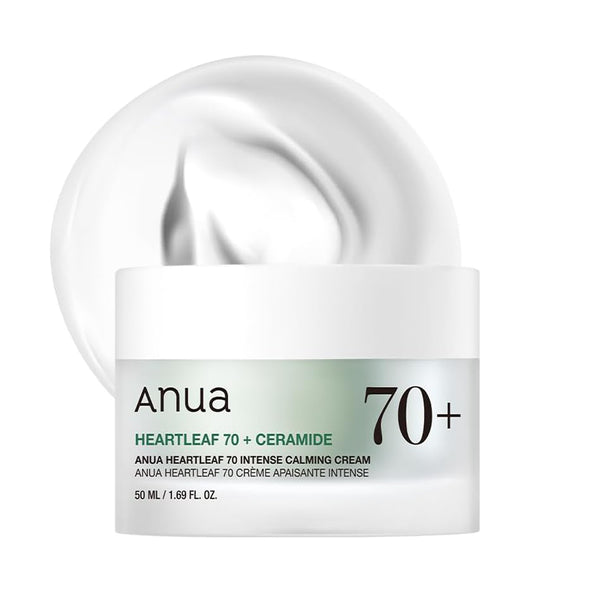 ANUA Heartleaf 70 Intense Calming Cream with Ceramide (1.69 fl oz/50ml)