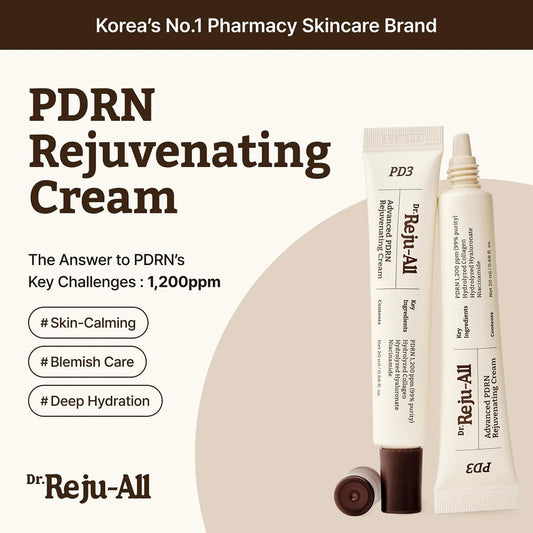 Dr. Reju-All Advanced PDRN Rejuvenating Cream - Night Routine Korean Skincare (0.68 fl oz/20ml)