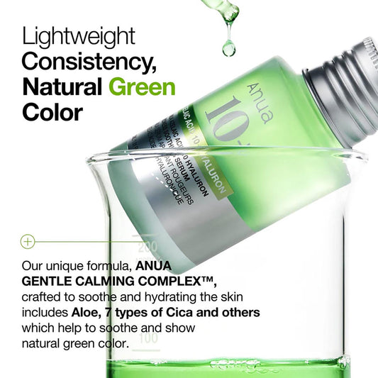 Anua Azelaic Acid 10 Hyaluron Redness Soothing Serum, Facial Serum for Sensitive skin (1.01 fl oz/30ml)