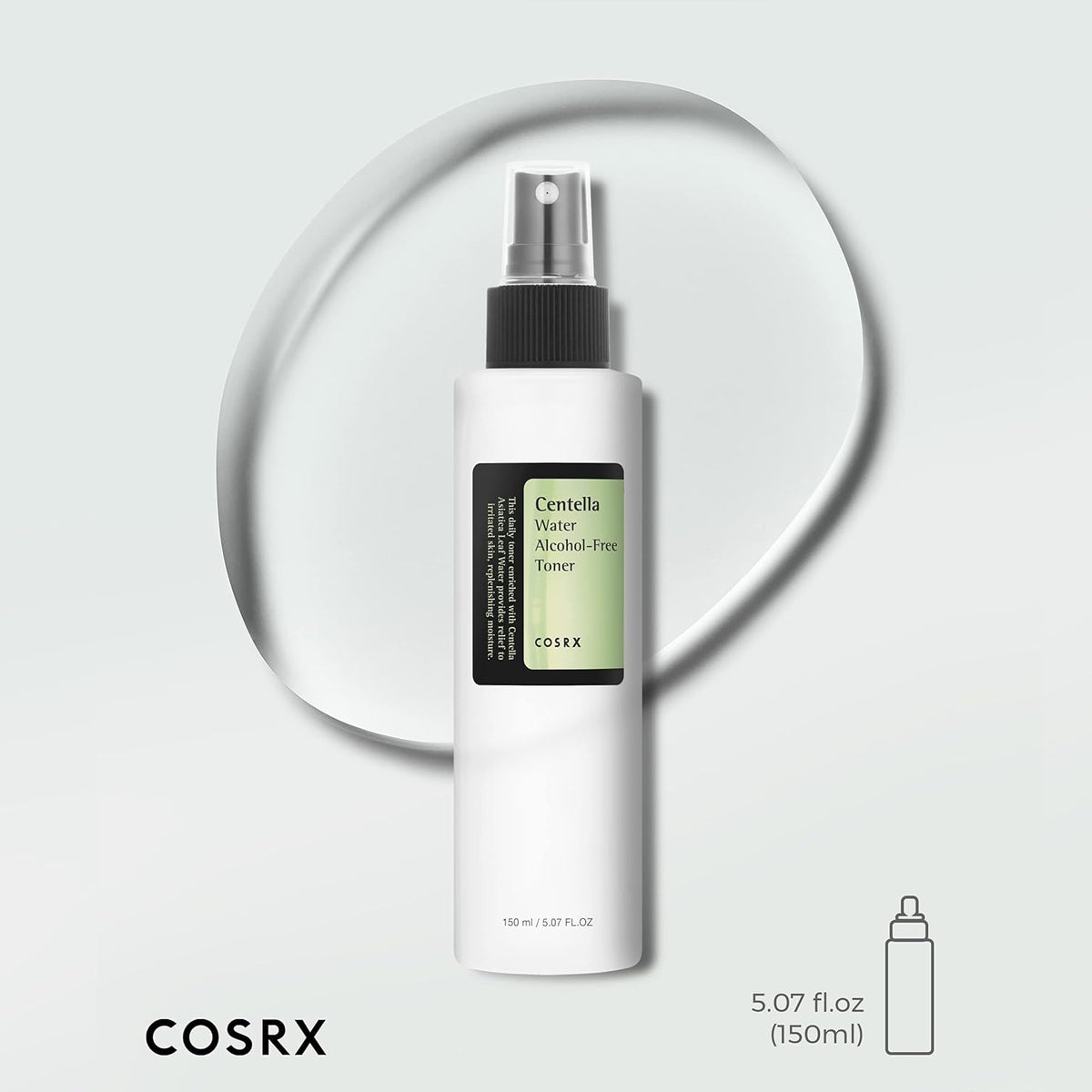 COSRX Centella Water Alcohol-Free Toner (5.07 fl oz/150ml)