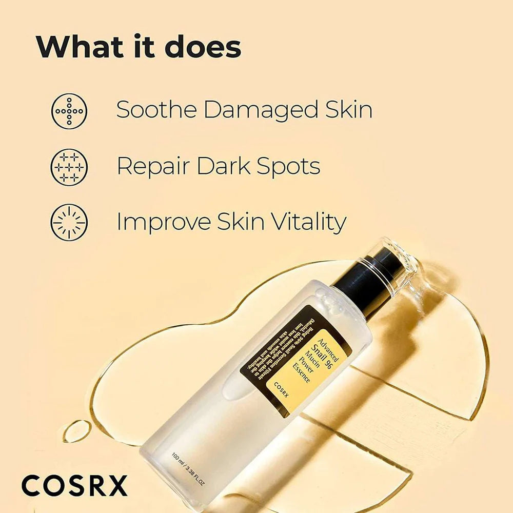 COSRX Advanced Snail 96 Mucin Power Essence (3.38 fl oz/100ml)