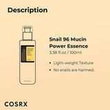 COSRX Advanced Snail 96 Mucin Power Essence (3.38 fl oz/100ml)