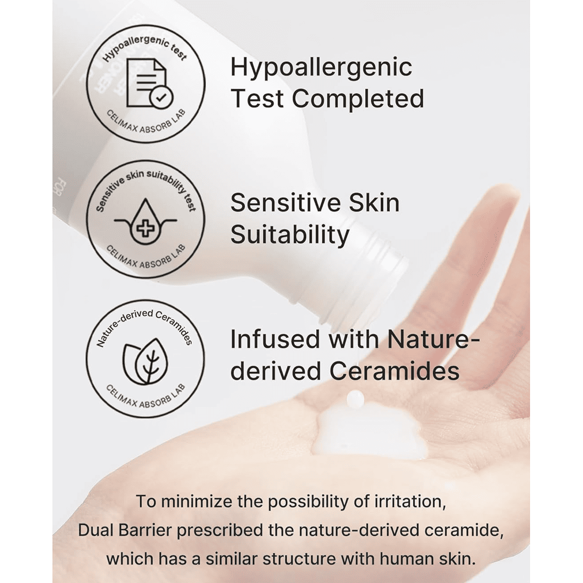 Celimax Dual Barrier Creamy Toner with Ceramides, Oil & Alcohol Free (5.07 fl oz/150ml)