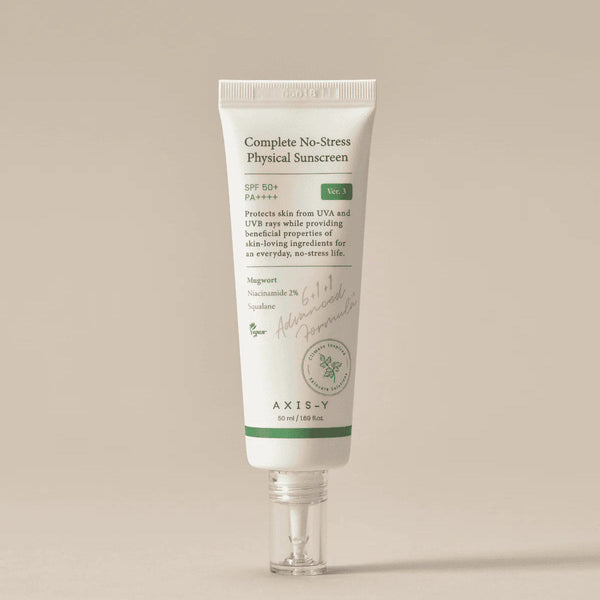 AXIS-Y Complete No-Stress Physical Sunscreen V3 - SPF 50 Mineral Sunscreen (1.69 fl oz/50ml)