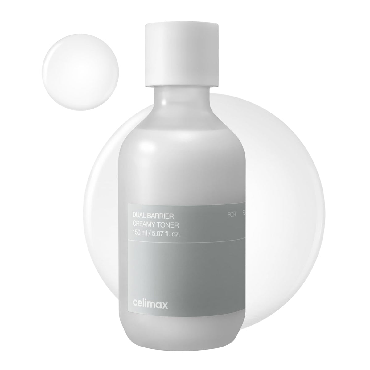 Celimax Dual Barrier Creamy Toner with Ceramides, Oil & Alcohol Free (5.07 fl oz/150ml)