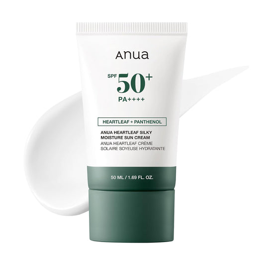 ANUA HEARLEAF SILKY MOISTURE SUNCREAM (1.69 fl oz/50ml)