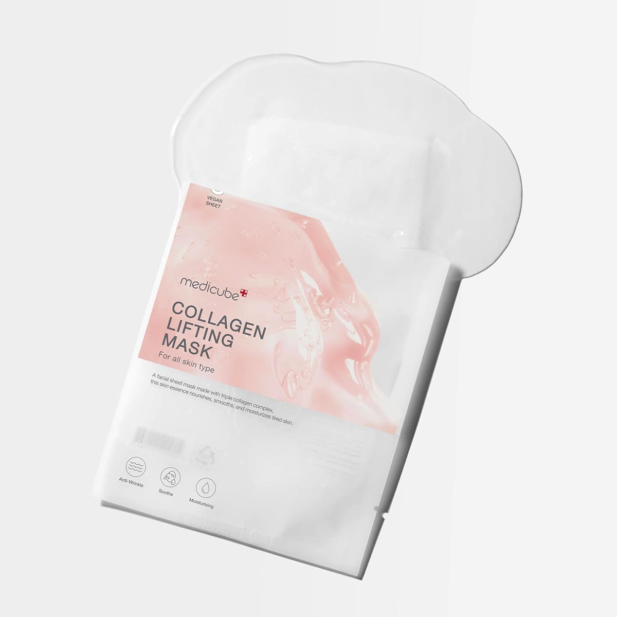 Medicube Collagen Lifting Mask | Hydrating, Radiance-Boosting & Firming Facial Mask 4-Pack Set