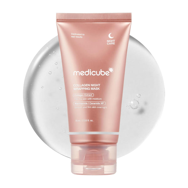 Medicube Collagen Overnight Wrapping Peel Off Facial Mask Pack (2.53 fl oz/75ml)