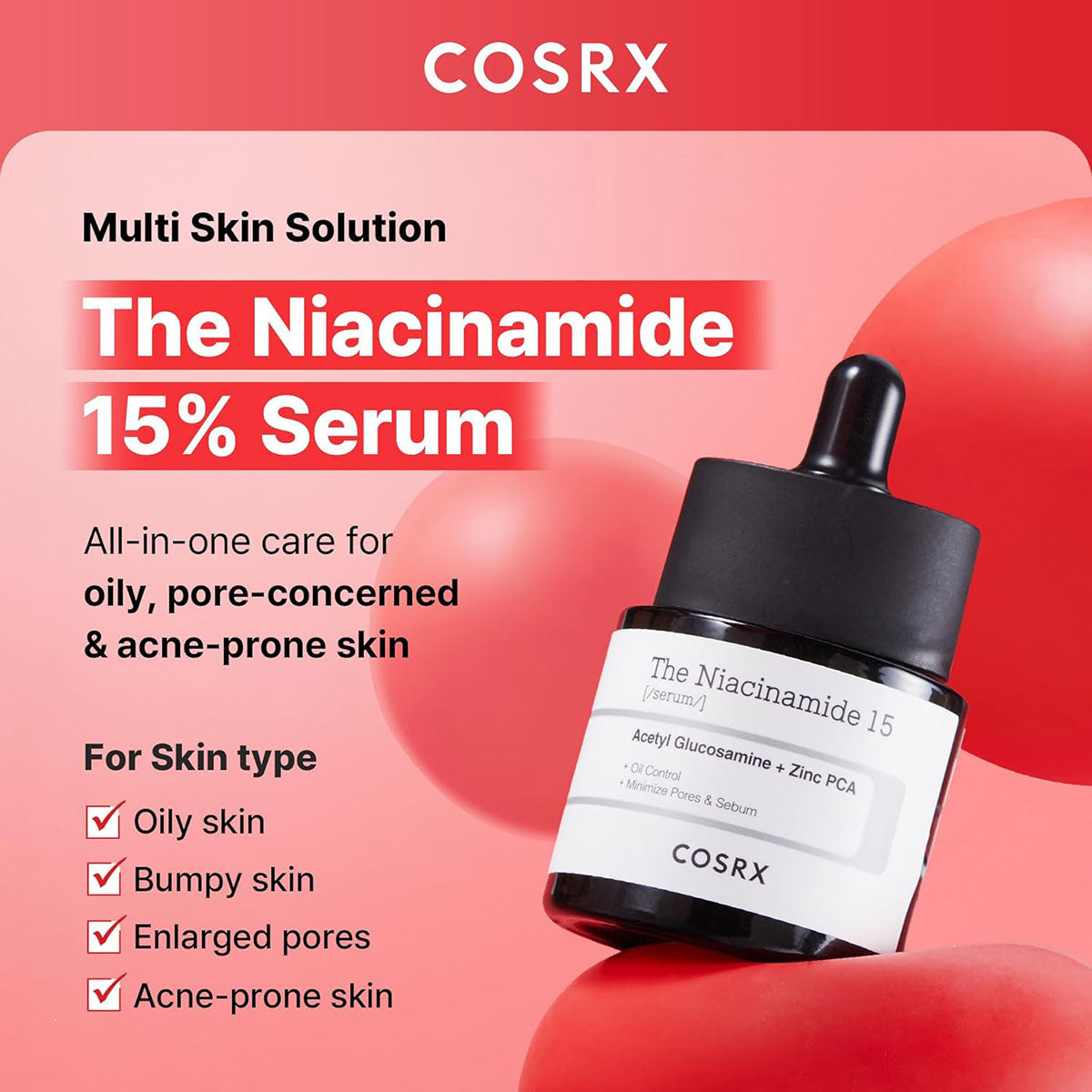 COSRX The Niacinamide 15 Serum (20ml)
