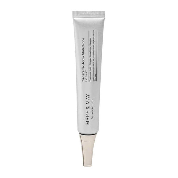 Mary&May Tranexamic Acid + Glutathione Eye Cream - Powerful Antioxidant, Reduces Dark Circles in the Eye