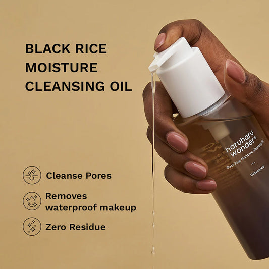 Haruharu Wonder Black Rice Deep Pore Cleansing Oil (5.07 fl oz/150ml)