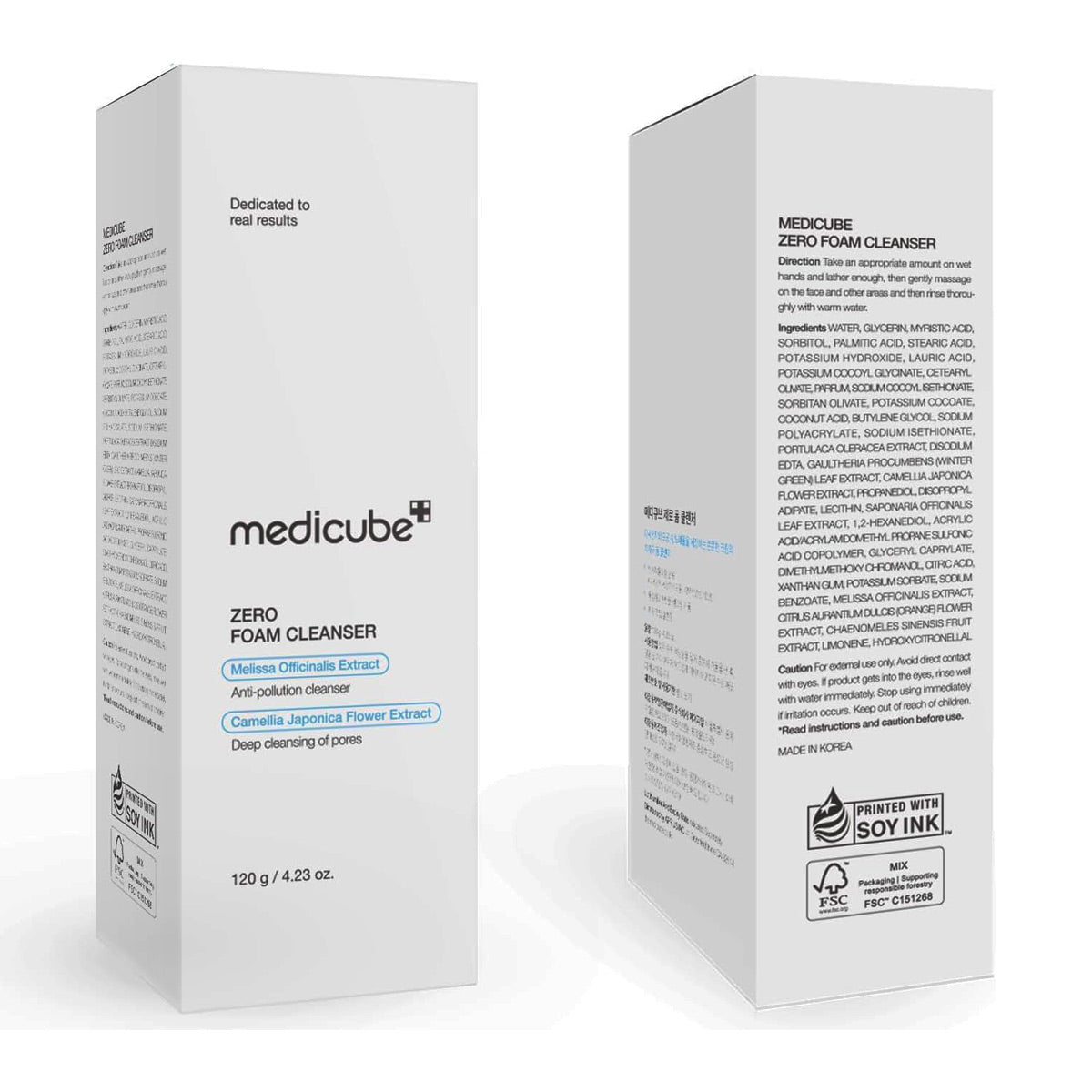 Medicube Zero Foam Cleanser — Advanced Pore Clarification for Delicate Skin (4.23 oz/120g)