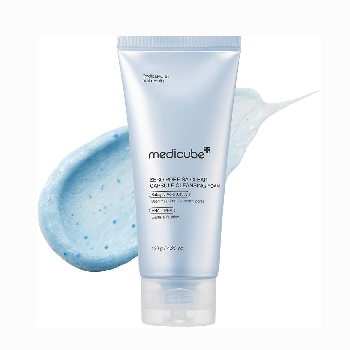 Medicube Zero Pore Clear Blue Capsule Facial Cleanser (4.23 oz/120g)