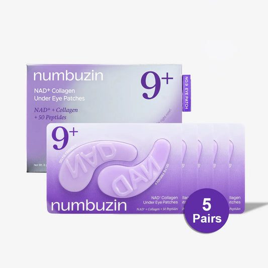 Numbuzin No.9 NAD+ Collagen Hydrogel Eye Enhancers 5 Pairs (10 Count)
