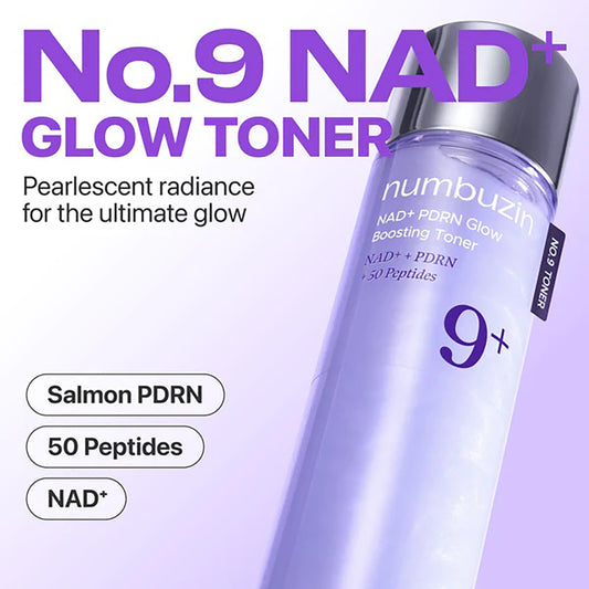Numbuzin No.9 NAD+ PDRN Glow Boosting Toner (5.07 fl oz/150ml)